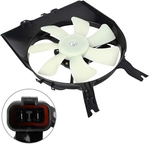 مروحة تبريد مكثف A/C بجانب الركاب/مروحة تبريد مشعاع RH متوافقة مع 2005-2010 لهوندا أوديسي، تم استبدالها 620-244 610850 in Kuwait