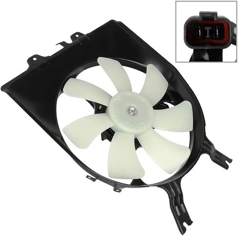 مروحة تبريد مكثف A/C بجانب الركاب/مروحة تبريد مشعاع RH متوافقة مع 2005-2010 لهوندا أوديسي، تم استبدالها 620-244 610850 in Kuwait