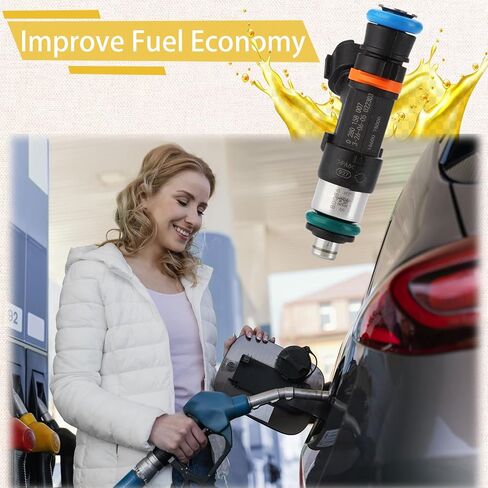 0280158007 VK56DE 5.6L حاقن الوقود، متوافق مع/نيسان 5.6 تيتان أرمادا باثفايندر 2005-2015 |12 فتحة| |مجموعة من 8| in Saudi Arabia