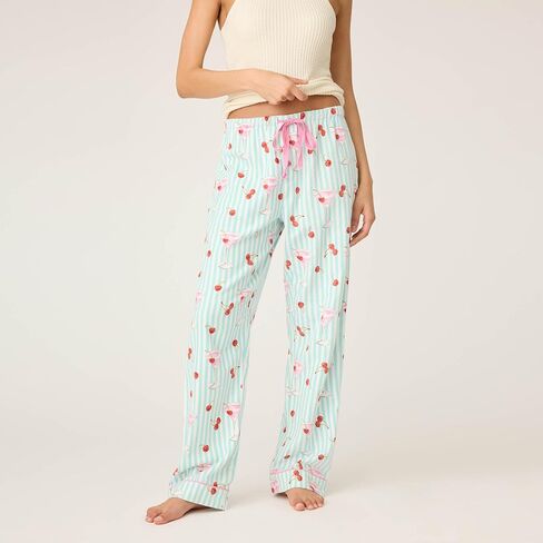 PJ Salvage womens Flannel Drawstring Pajama Pant Bottom in Saudi Arabia