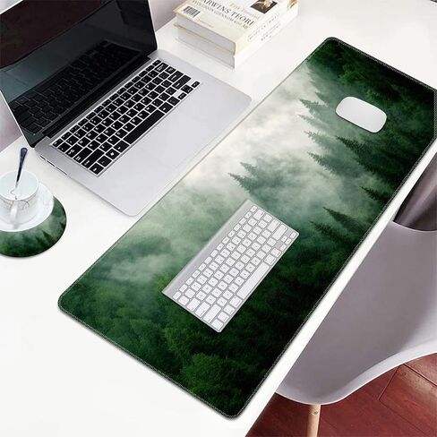 Extended Large Gaming Mouse Pad with Stitched Edges, XXL Mouse Pad Large (31.5x11.8 Inch) w/Brilliant Design, Desk Mat Keyboard Pad with Anti Slip Base, Multifunctional Desk Pad - Beach Starfish in Kuwait