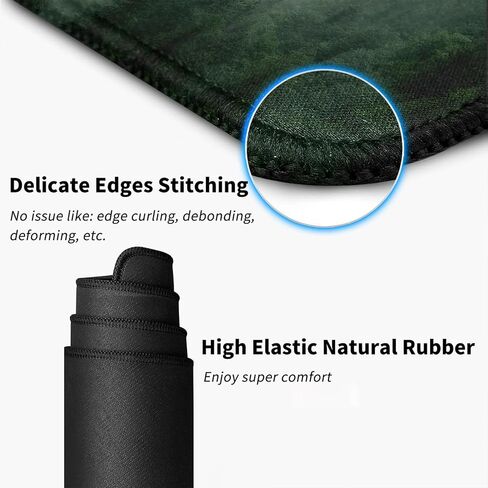 Extended Large Gaming Mouse Pad with Stitched Edges, XXL Mouse Pad Large (31.5x11.8 Inch) w/Brilliant Design, Desk Mat Keyboard Pad with Anti Slip Base, Multifunctional Desk Pad - Beach Starfish in Kuwait