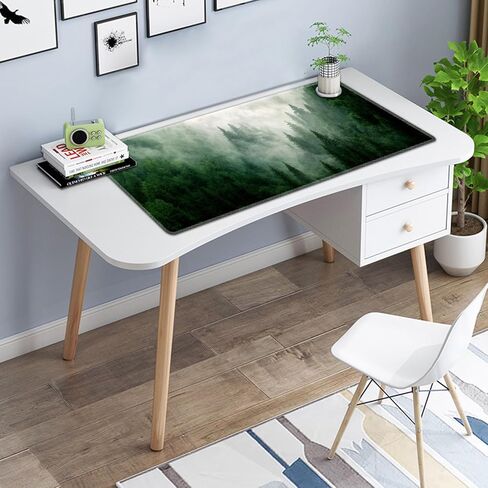 Extended Large Gaming Mouse Pad with Stitched Edges, XXL Mouse Pad Large (31.5x11.8 Inch) w/Brilliant Design, Desk Mat Keyboard Pad with Anti Slip Base, Multifunctional Desk Pad - Beach Starfish in Kuwait