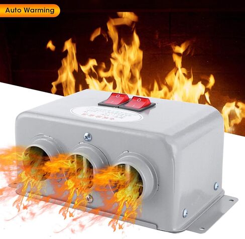 Car Heater,Car Defroster,12V Compact Car Heater 3 Hole 600W 800W Winter Fast Heating Warmer Frost Removing Low Noise Oukens 3 Hole Car Heater Car Portable Heaters in Saudi Arabia