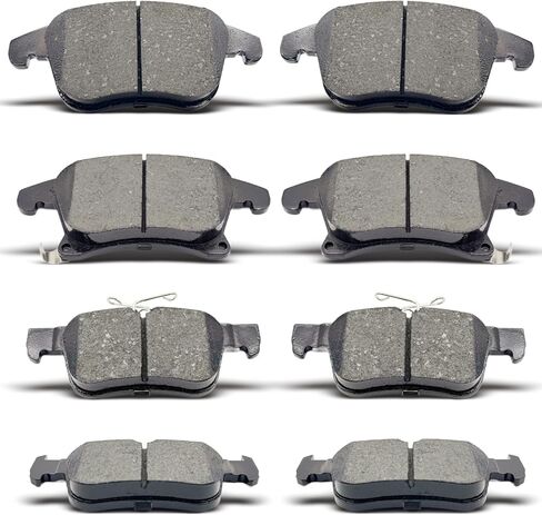 D1653 D1665 Front Rear Ceramic Brake Pads Set Fit For 2013-2018 Ford Fusion,For 2019-2020 Ford Fusion SE/Police Responder Hybrid/SSV Plug-In Hybrid,For 2013-2020 Lincoln MKZ(8 pcs) in Saudi Arabia