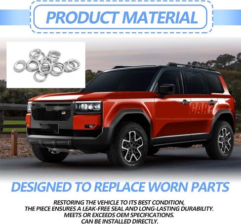 15pcs Oil Drain Plug Gasket - 11.7mm OEM Copper Oil Drain Plug Washer Gaskets - Replacement for T0yota 4Runner Corolla, Land Cruiser, RAV4, Sequoia,Tacoma, Tundra, OEM PN Part#: 35178-30010 in Saudi Arabia