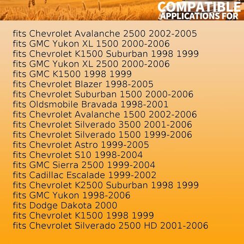 1x Transfer Case Output Shaft Seal Rear fits Chevrolet Tahoe,Silverado 1500, 2500 HD 1998 1999-2006 fits Dodge Durango,Ram 1500 1998-2006 Replacement 05003419AA, 5003419AA in Saudi Arabia