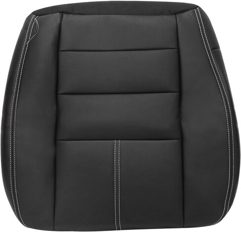 غطاء مقعد جلدي بديل للجانب السفلي للسائق من GXARTS أسود #4B/8B متوافق مع Ford F250 F350 F450 F550 2008 2009 2010 in Saudi Arabia