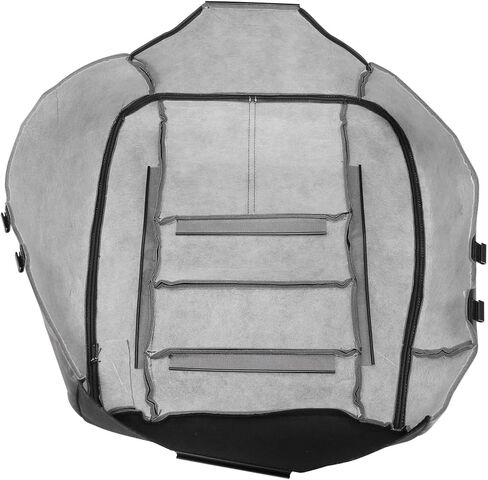 غطاء مقعد جلدي بديل للجانب السفلي للسائق من GXARTS أسود #4B/8B متوافق مع Ford F250 F350 F450 F550 2008 2009 2010 in Saudi Arabia