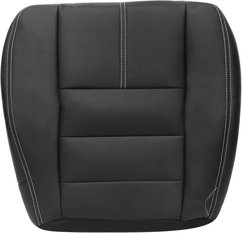 غطاء مقعد جلدي بديل للجانب السفلي للسائق من GXARTS أسود #4B/8B متوافق مع Ford F250 F350 F450 F550 2008 2009 2010 in Saudi Arabia