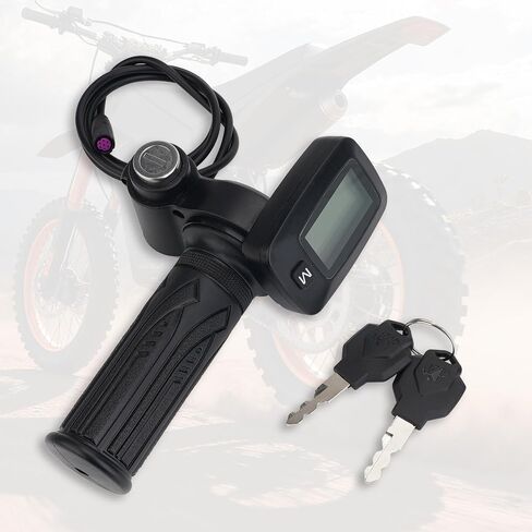 شاشة Jerbor مطورة جديدة مدمجة للخانق لدراجة Tuttio Soleil01 Ebike، عداد السرعة للتحكم في الخانق مع مفاتيح عرض LCD بزر M لدراجة نارية Tutto Tutti الكهربائية (خنق مع زر M) in Saudi Arabia