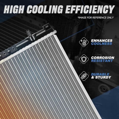 Auto Dynasty Radiator Compatible with 13-16 Dodge Dart 1.4L 2.0L 2.4L AT MT, DPI 13323 Factory Style 1-Row Cooling Radiator, Aluminum Core in Saudi Arabia