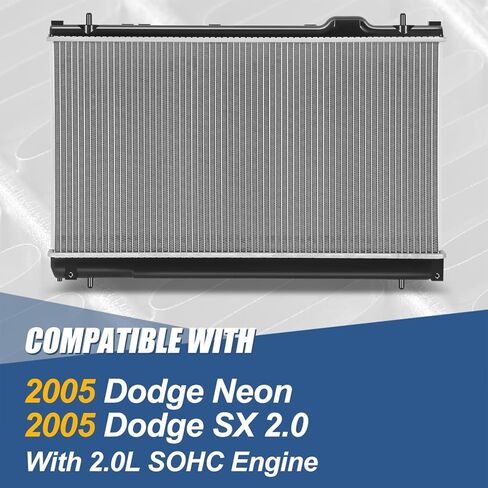 Auto Dynasty Radiator Compatible with 13-16 Dodge Dart 1.4L 2.0L 2.4L AT MT, DPI 13323 Factory Style 1-Row Cooling Radiator, Aluminum Core in Saudi Arabia