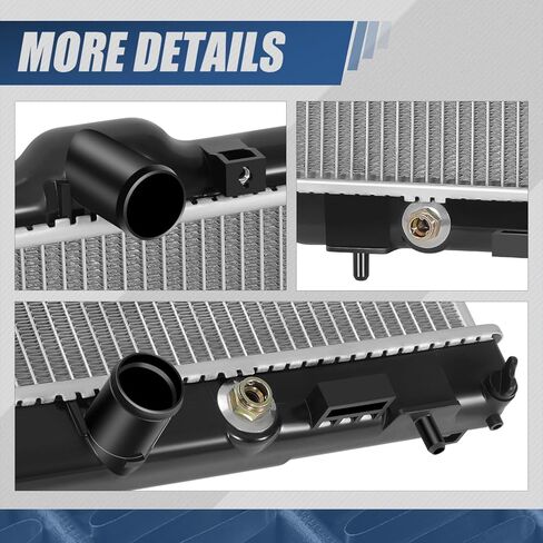 Auto Dynasty Radiator Compatible with 13-16 Dodge Dart 1.4L 2.0L 2.4L AT MT, DPI 13323 Factory Style 1-Row Cooling Radiator, Aluminum Core in Saudi Arabia
