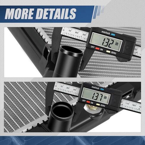 Auto Dynasty Radiator Compatible with 13-16 Dodge Dart 1.4L 2.0L 2.4L AT MT, DPI 13323 Factory Style 1-Row Cooling Radiator, Aluminum Core in Saudi Arabia