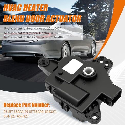 97157-3SAA0 604-327 مشغل باب مزيج سخان HVAC، بديل لشركة Hyundai Azera Elantra Sonata 2011-2017، بديل لكيا كادينزا فورتي أوبتيما 2014-2016 in Saudi Arabia