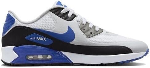 حذاء الجولف Nike Air Max 90 G للرجال TB أبيض/Game Royal-Black (DX5999 141) - 10.5 in Saudi Arabia