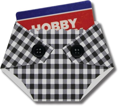 Plaid Diaper Shaped Baby Shower Gift Card Holder - Shower Game Prize or Gift for Diaper Raffle Winner - Lumberjack Shower or Baby Q (1) (4 Black and White Plaid) in Saudi Arabia