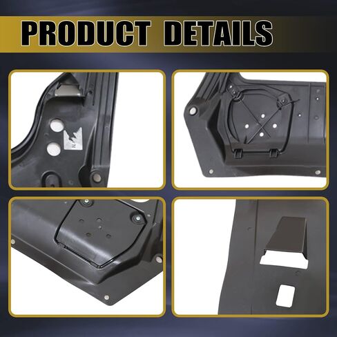 غطاء GXARTS باللون الأسود أسفل المحرك سبلاش شيلد 5144048060 متوافق مع Lexus RX350 2007-2009 in Saudi Arabia