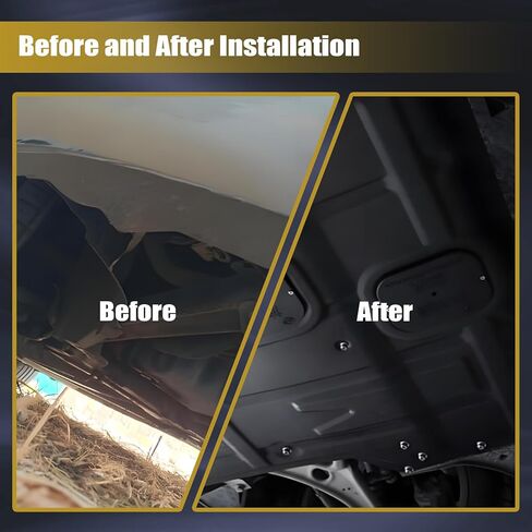غطاء GXARTS باللون الأسود أسفل المحرك سبلاش شيلد 5144048060 متوافق مع Lexus RX350 2007-2009 in Saudi Arabia