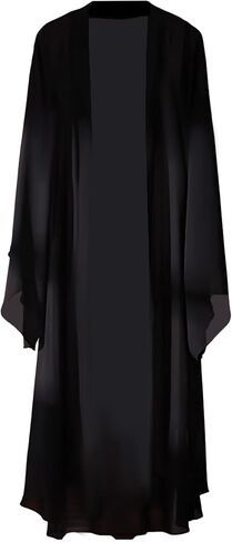 GORGLITTER Women's Long Dusters Cardigan Sweater Mesh Sheer Lightweight Kimonos Long Sleeve Open Front Cover Ups in Saudi Arabia