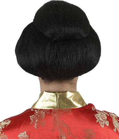 Banana Costumes Womens Geisha Wig Black in Saudi Arabia