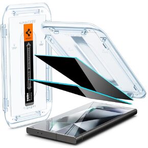 Spigen Tempered Glass Screen Protector [GlasTR EZ FIT - Privacy] Designed for Galaxy S24 Plus [Case Friendly] - 2 Pack in Saudi Arabia