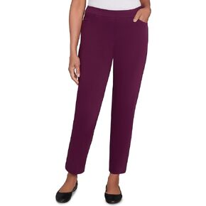 Alfred Dunner Fitted Twill Short Length Pant in Saudi Arabia