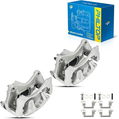 PHILTOP فرجار الفرامل الأمامي متوافق مع 2011-2023 ميتسوبيشي أوتلاندر سبورت، 2007-2020 ميتسوبيشي أوتلاندر، 2008-2016 ميتسوبيشي لانسر، 18-B5032B، 18-B5033B in Kuwait