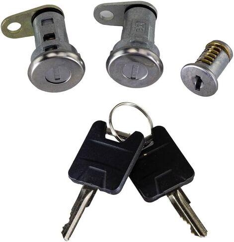 Mytee Products Door Lock Set with Ignition Lock - Fits Mack, PAI, Replaces OEM 23143165, MK23143165, OE Aftermarket 3402360 in Saudi Arabia