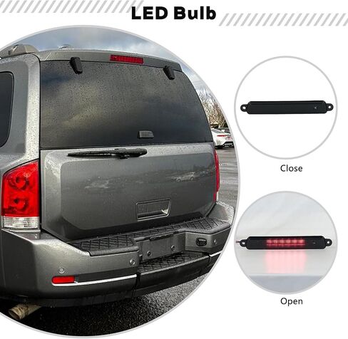 LED 3rd Third High Brake Light For Nissan Armada/Nissan Pathfinder For Infiniti QX56 2004 2005-2015 1pcs Red Center Mount Stop Lamp 26590-7S000 in Saudi Arabia