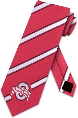 Ohio State College Necktie Red Silver Black in Saudi Arabia
