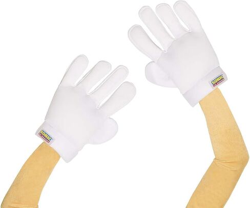 Spirit Halloween Kids Sonic The Hedgehog Gloves, Unisex Adult, Size Standard Multicolor in Saudi Arabia