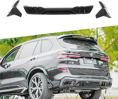 طقم الجسم الكامل MP Style لسيارة BMW X5 G05 2023-2025 | يناسب xDrive40i، xDrive50e، M60i | الشفة الأمامية، الناشر الخلفي، التنانير الجانبية، جناح السقف، أطراف العادم | لمعان أسود ABS in Saudi Arabia