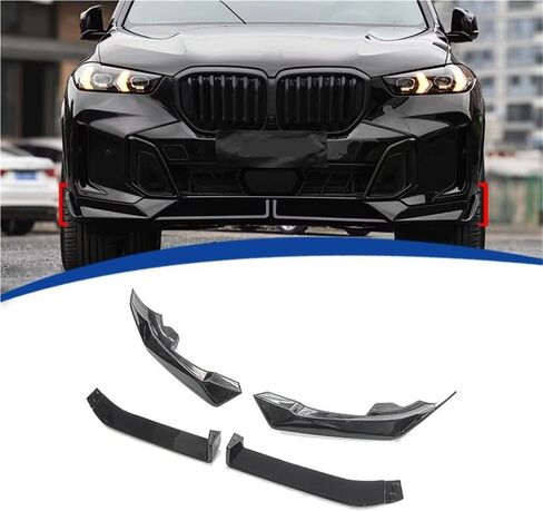 طقم الجسم الكامل MP Style لسيارة BMW X5 G05 2023-2025 | يناسب xDrive40i، xDrive50e، M60i | الشفة الأمامية، الناشر الخلفي، التنانير الجانبية، جناح السقف، أطراف العادم | لمعان أسود ABS in Saudi Arabia