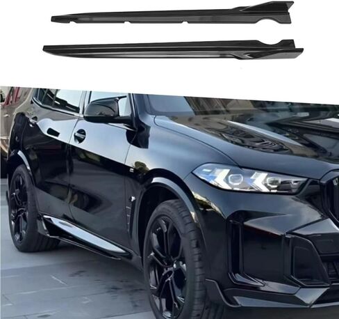 طقم الجسم الكامل MP Style لسيارة BMW X5 G05 2023-2025 | يناسب xDrive40i، xDrive50e، M60i | الشفة الأمامية، الناشر الخلفي، التنانير الجانبية، جناح السقف، أطراف العادم | لمعان أسود ABS in Saudi Arabia