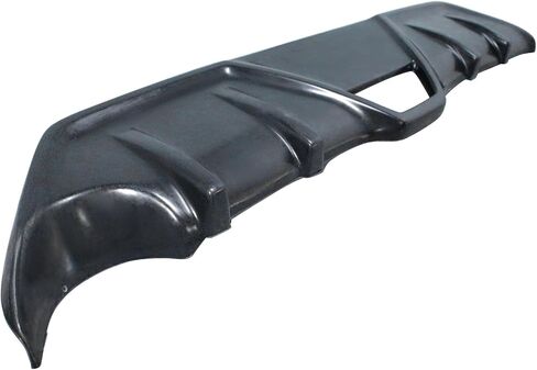 FREEMOTOR802 Rear Diffuser + Rear Bumper Aprons, Compatible with 2014-2016 Scion tC, Ikon Style Unpainted Black PU Rear Bumper Lower Lip Splitter Spoiler Valance Panel Underbody Kit in Saudi Arabia