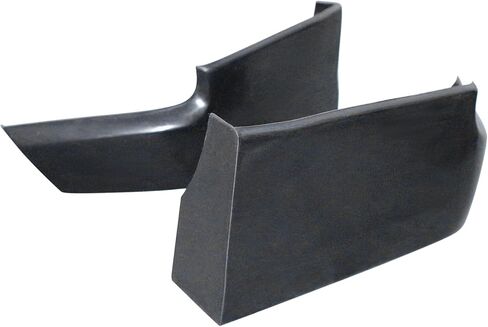 FREEMOTOR802 Rear Diffuser + Rear Bumper Aprons, Compatible with 2014-2016 Scion tC, Ikon Style Unpainted Black PU Rear Bumper Lower Lip Splitter Spoiler Valance Panel Underbody Kit in Saudi Arabia