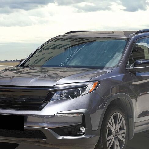 Front Windshield Sunshade for Honda Pilot 2016-2022, Front Window Sun Shade, Foldable Reflective Sun Visor, Screen Shield Cover UV Blocker Protector HeatShield in Kuwait