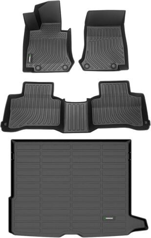 ANBINGO®for Hyundai Kona Floor Mats 2018-2023 & Hyundai Kona Cargo Liner & 2022-2023 Hyundai Kona N (Not EV) All Weather TPE Waterproof Car Floor Mats & Cargo Mat -Black in Kuwait