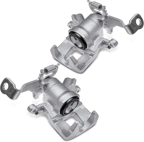 مجموعة فرجار قرص الفرامل A-Premium بدون دعامة متوافقة مع موديلات مختارة من Mazda - 6 2014-2015، L4 2.5L - السائق الخلفي وجانب الراكب، مجموعة من قطعتين in Saudi Arabia