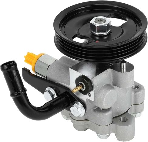 مضخة توجيه كهربائية لكيا سورينتو LX 3.5L V6 2003-2006 رقم ثابت 57100-3E000/5781/13793 مضخة مساعدة الطاقة لون فضي مع بكرة 1 قطعة in Saudi Arabia