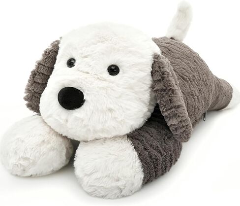 MaoGoLan 14'' Teddy Bear Stuffed Animal Weighted Plush Bear for Anxiety Throw Pillow for Kids Body Pillow with Uncented Beads Inside - Christmas Valentine's Day Birthday in Kuwait