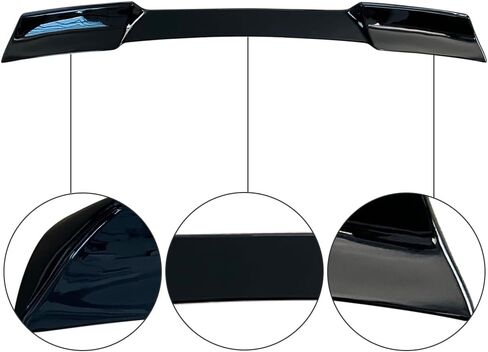 Rear Spoiler Compatible with Chevrolet Corvette C5 1997-2004 All Models ZR1 Extended Style Rear Trunk Lid Wing Spoiler (Gloss Black) in Saudi Arabia