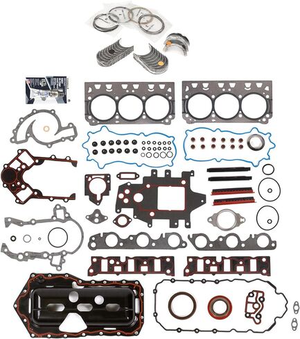 MA-5741118051-5 مجموعة حشية كاملة حلقات محامل متوافقة مع/لـ 00-05 Buick Park Avenue Supercharged 3.8L OHV in Saudi Arabia