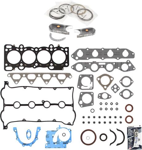 MA-5741121860-2 مجموعة حشية كاملة حلقات محامل متوافقة مع/لـ 98-01 كيا سيفيا 1.8L DOHC T8 in Saudi Arabia