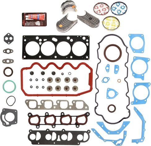 MA-4216959682-3 مجموعة حشية كاملة حلقات محامل متوافقة مع/لـ 00-04 Ford Focus 2.0 SOHC VIN P in Saudi Arabia
