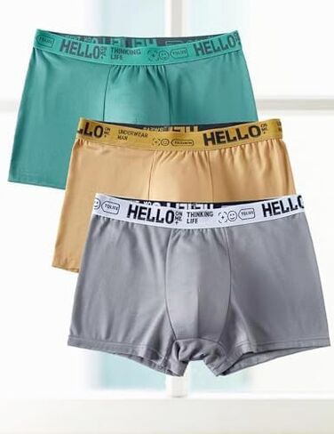 Men's Underwear Boxer Briefs Soft Breathable Underwear 3 Pack in Saudi Arabia