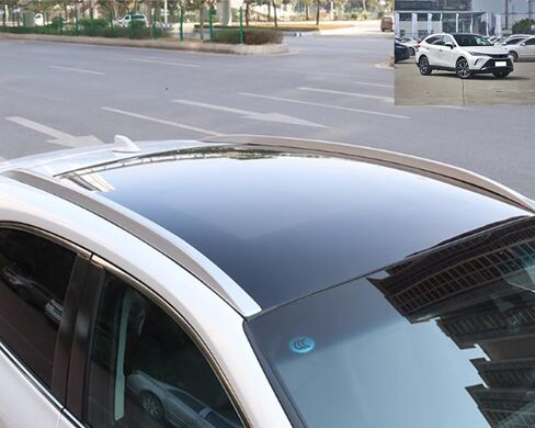 ERIDANUS Auto Accessories Fit for Toyota VENZA 2024 2023 2022 2021 Roof Rack Side Rails Car Accessories (Silver) Aluminum Alloy 2PCS in Saudi Arabia