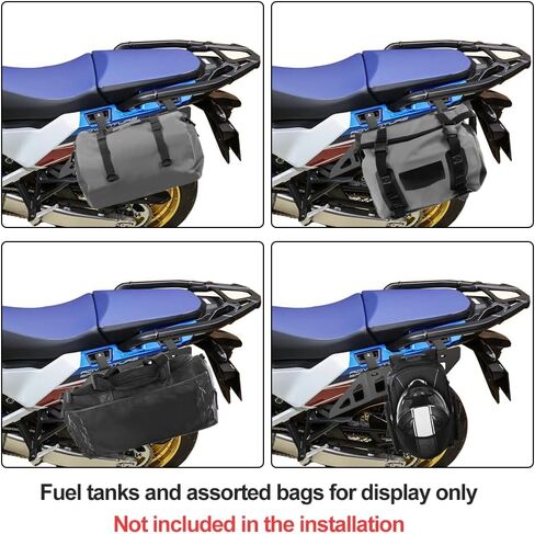 رفوف دعم Xitomer Saddlebag متوافقة مع CRF 1100 L Africa Twin 2024-2025 CRF1100L Africa Twin Pannier رفوف دراجة نارية الأمتعة رف الجانب الناقل تحطم القضبان in Kuwait
